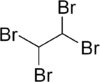 Seletal formula of tetrabromoethane