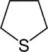 Structure of thiolane