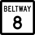 Texas beltway route marker