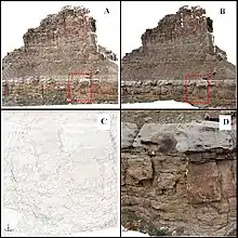 An example of a digital outcrop model, Woodside Canyon, Utah, USA.