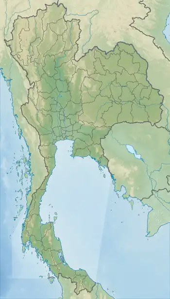 Map showing the location of Mu Ko Ang Thong National Park