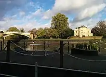 Richmond Railway Bridge (1846) and Asgill House (1757) viewed from the River Thames