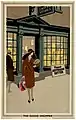 "The Good Shopper " by F.N.,  London, Dunstable and Watford, England, United Kingdom, CIRCA 1926–1934. Color lithograph on wove paper.