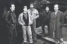 The Onset in 1990. Left to Right - Mike Badger, Tony Russell, Danny Dean, Paul Hemmings, Simon Cousins