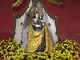 The Canonically crowned image of Nuestra Señora del Pilar de Manila