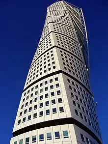 The Turning Torso in Malmö by Santiago Calatrava, 2005