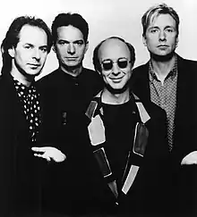 Anton Fig, Sid McGinnis, Paul Shaffer, Will Lee in 1993