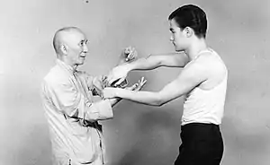 Ip Man and Bruce Lee