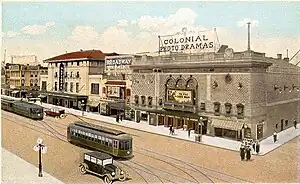 Richmond, Virginia, c. late 1923. The intersection shown is at 8th & Broad Streets.