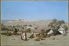 Jerusalem seen from the Valley of Jehoshaphat (c. 1881)