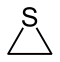 Structure of thiirane