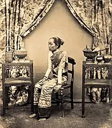 Princess Thip Keson (or Thep Kraison), Princess of Chiang Mai, consort of Inthawichayanon of Chiang Mai and mother of Dara Rasmi, before 1884