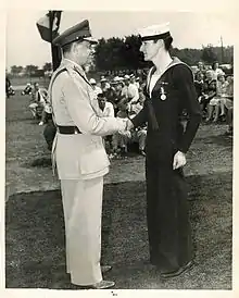 Thomas Joseph Simpson is one of only 114 Canadians to receive the Distinguished Service Medal (D.S.M) for World War II service.