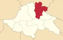 Location in the Tiflis Governorate