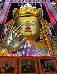 Maitreya Buddha at Tashilhunpo Monastery.