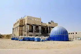 Tirabin al-Sana's mosque under construction