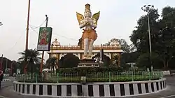 Garuda statue at Alipiri in Añjali Mudrā