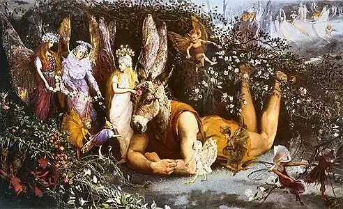 Titania and Bottom by John Anster Fitzgerald