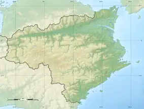 Battle of Nakatomigawa is located in Tokushima Prefecture