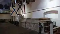 Tombs inside the cathedral