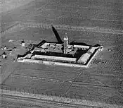 Aerial view of Beit Yosef, 1938