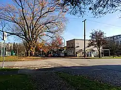 The corner of Skeena St and Franklin St