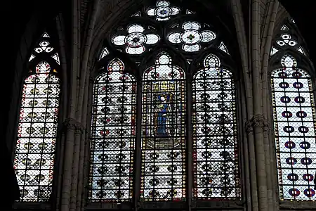 Grisaille windows at Troyes Cathedral