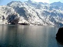 Tsongmo Lake in March