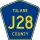 County Road J28 marker