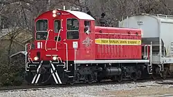 Picture of Tulsa-Sapulpa Union Railway's EMD SW1200 diesel locomotive #108 in 2020