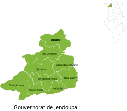 Subdivisions of Jendouba Governorate