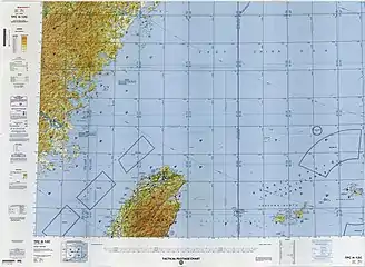 Map including Luci Island (labeled as LUCI-YU) (DMA, compiled 1971, revised 1996)