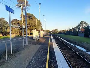 Sprinter near Tyabb station