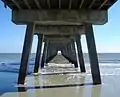 Tybee Island Pier in Savannah, Georgia