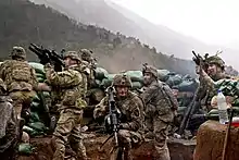 U.S. Army soldiers from the 101st Airborne Division in Kunar Province, Afghanistan, March 2011