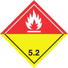 Class 5.2: Organic Peroxide Oxidizing Agent