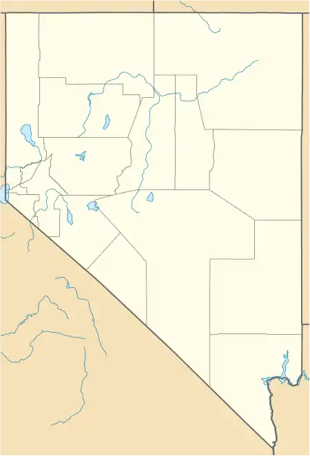 Vegas Creek is located in Nevada