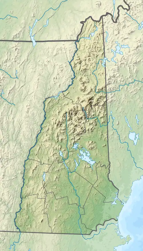 Cold River (Maine–New Hampshire) is located in New Hampshire