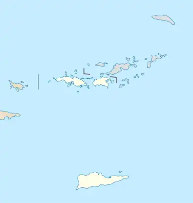 Henley Cay is located in the U.S. Virgin Islands