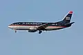 Boeing 737 in initial US Airways livery