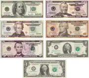 U.S. dollar, the official currency of the United States, the world's dominant reserve currency  and the most traded currency globally.