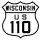 U.S. Highway 110 marker