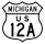 US Highway 12A marker