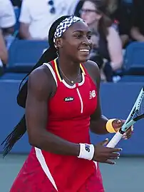 Coco Gauff, 2023 women's singles champion. It was her first major title.