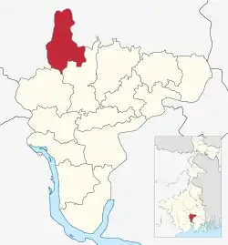 Location in West Bengal