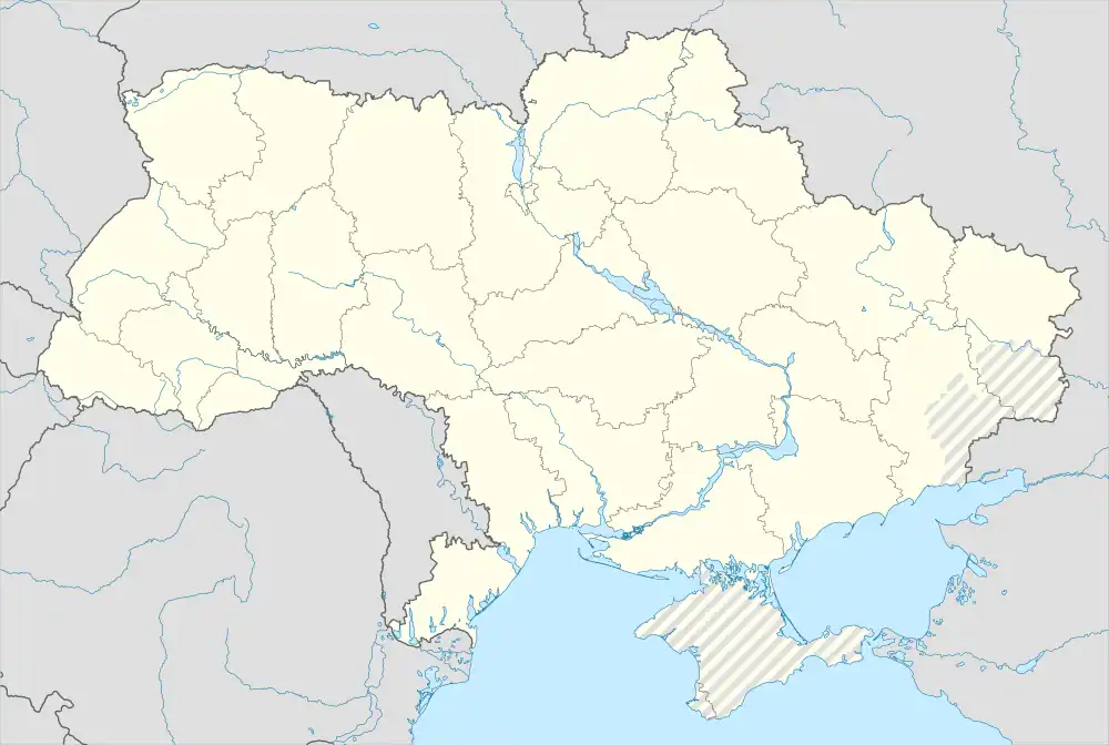 Sanzharivka is located in Ukraine