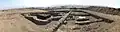 A panorama of the Baptisterium. Note: to the right of it is where the water came in from.