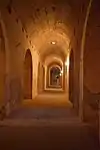 One of the vaulted aisles inside the chamber