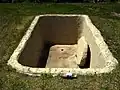 Kofun No.19 burial chamber illustrating vertical corridor