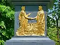 Bas-relief on monument in Lublin commemorating the 1569 union between Poland and Lithuania, Paweł Maliński (1826)